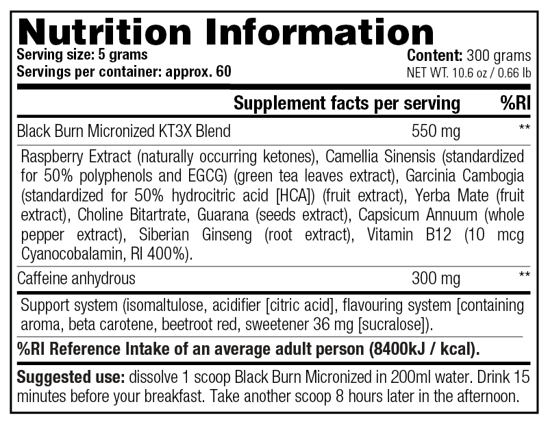 Black Burn Micronized - Image 2